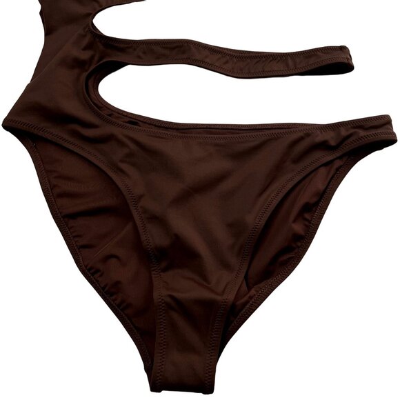 SKIMS Swim One Shoulder Monokini Coca Womens Large - Picture 5 of 12